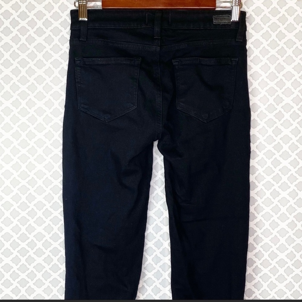 EUC Paige Dice Black Destructed Verdugo Ankle Jean - Picture 9 of 12